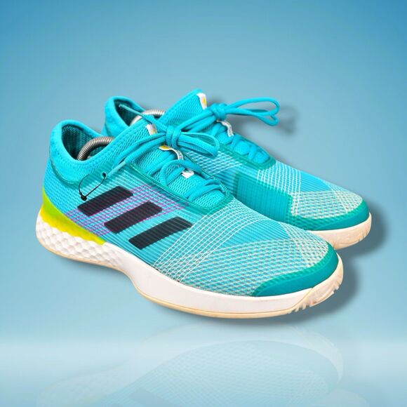 adidas adizero ubersonic 3 tennis sneakers shoes gym mens size 10 blue cp8852 main image 10